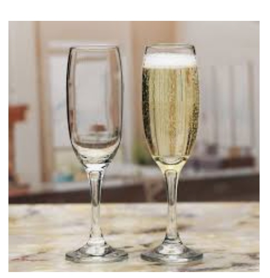 champagne flutes