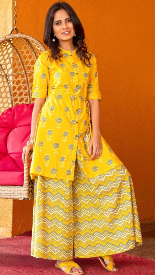 kurti with palazzo set