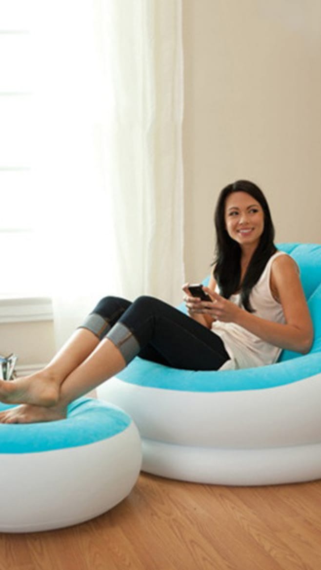 Footstools, Pouffes &  Ottomans &Inflatable Sofas